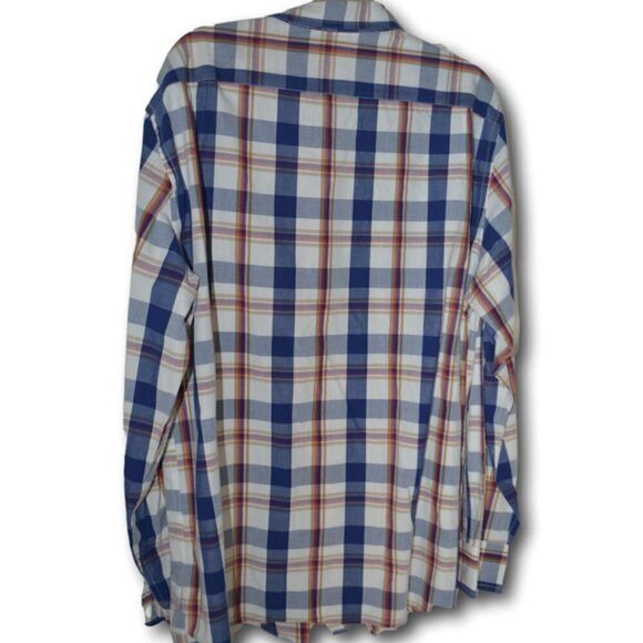Lucky Brand Plaid Button Down Shirt XL 100% Cotton - Picture 2 of 3